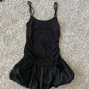 Black Spaghetti Strap Dress